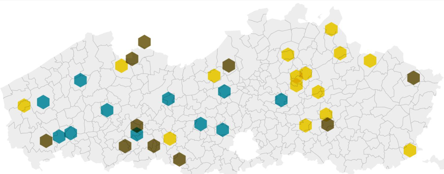 Actuele stikstofinhoud in Vlaanderen